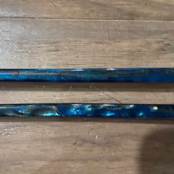 Excellent Condition Set of 2, 2-Piece Hair Sticks - Picture 5 of 5